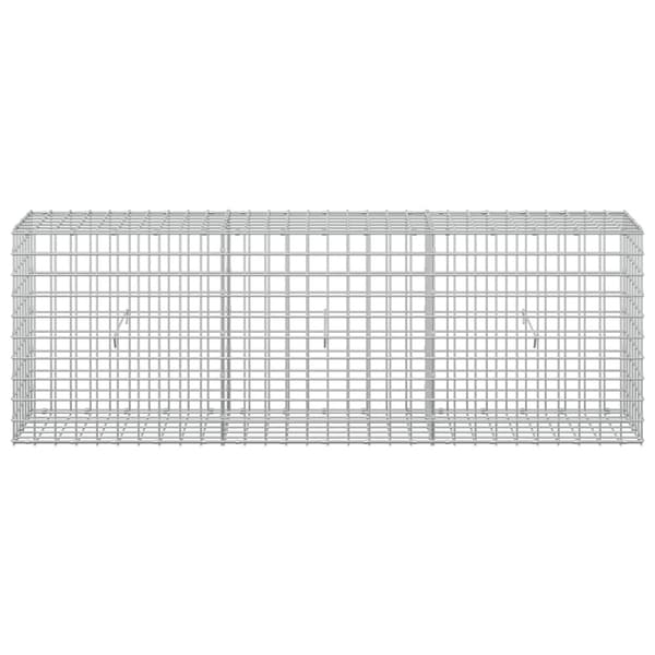Gabion med 5 mm tråd och 5x5 cm nät 150x30x50 cm