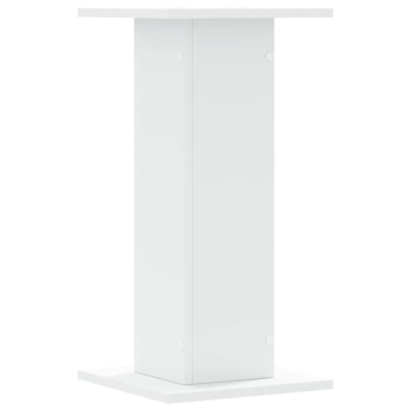 Högtalarställ 2 st vit 30x30x60 cm konstruerat trä