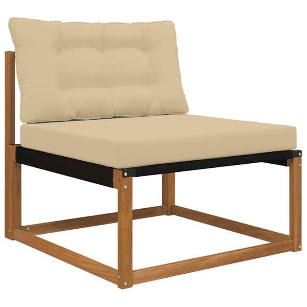 Utomhus Soffa Kudde 2 pcs Beige Polyester