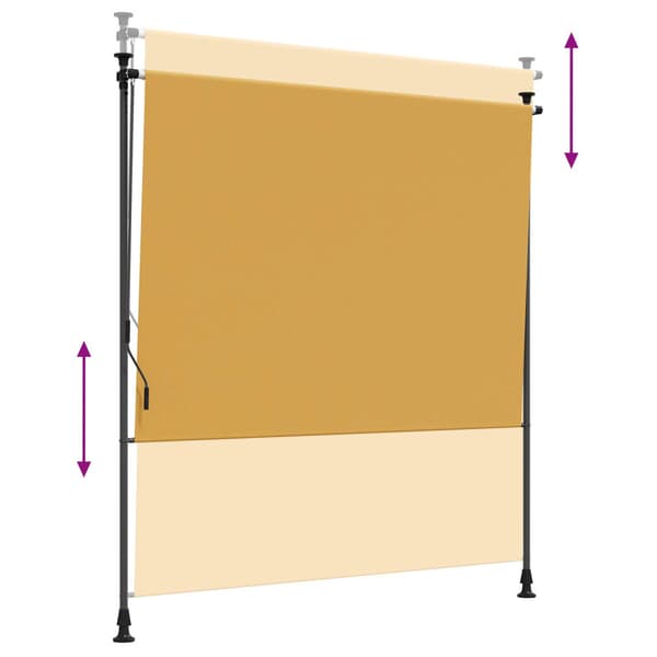 Utomhus rullgardin Sand 200 x 270 cm