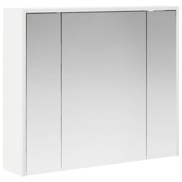 Badrumsspegelskåp Vit 73,5 x 16 x 62,5 cm Konstruerat trä