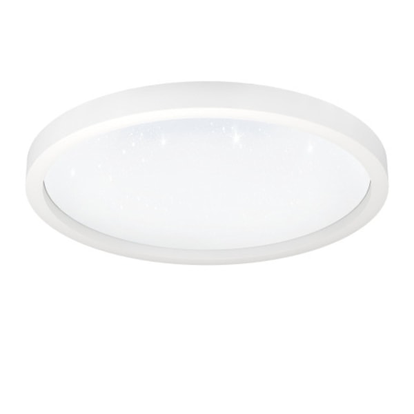 EGLO Montemorelos-Z Smart Ceiling Lamp – White w/ Crystal Effect (Ø57 cm) – RGB + TW – Zigbee & Bluetooth Vit