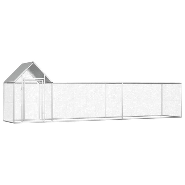 Hönsbur 5x1x1,5 m galvaniserat stål