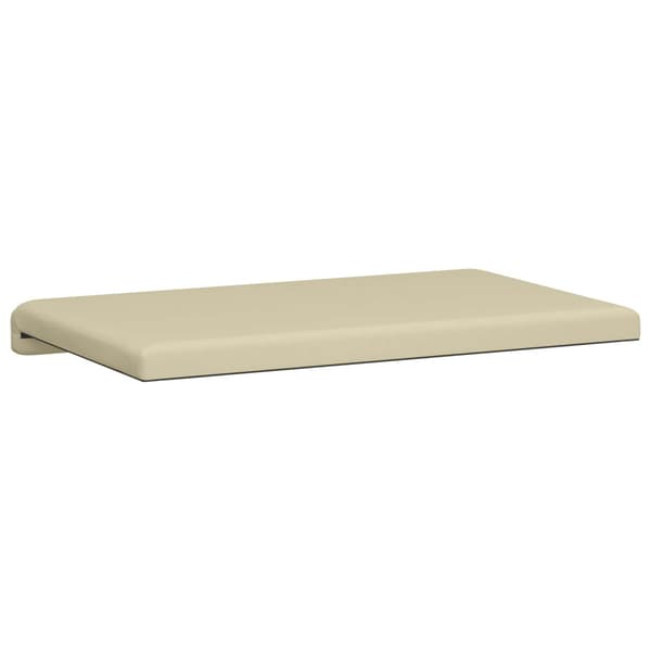 Bänk kudde Konstläder Gräddvit Djup 35 cm