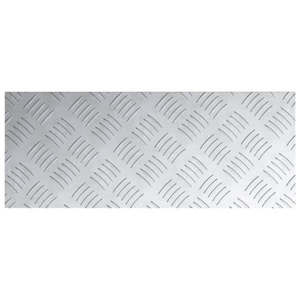 Trappsteg Rektangulär 2 pcs Silver 50 x 20 cm Aluminium
