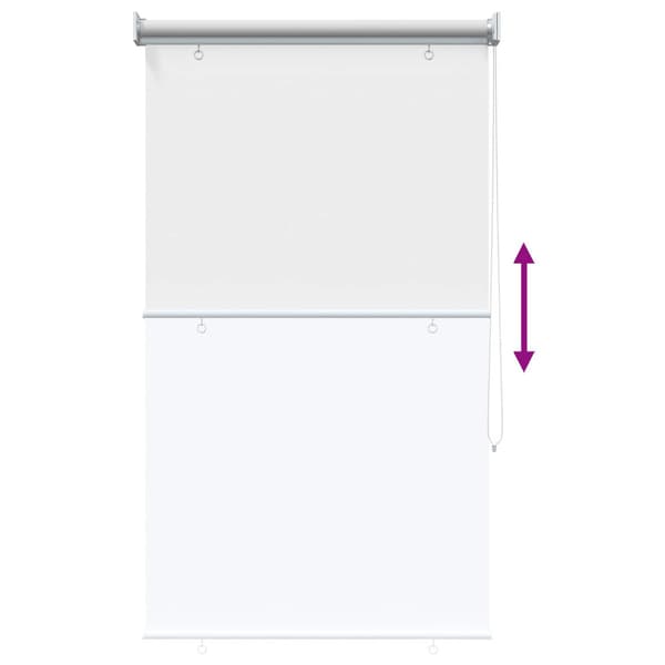 Rullgardin UV-skydd Vit 80 x 230 cm Polyester