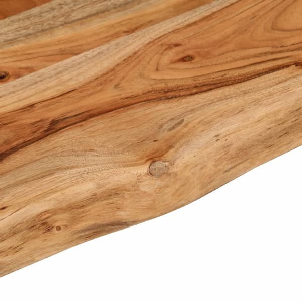Bordsskiva 140x40x2,5 cm rektangulär massiv akacia rustik kant