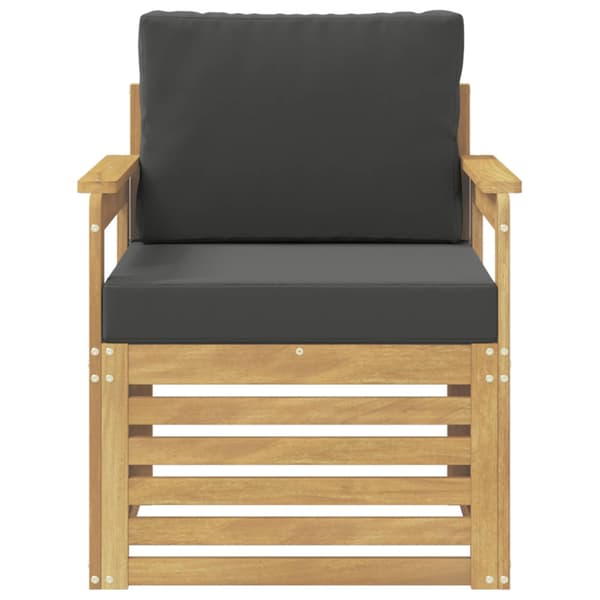 2 Stycke Utomhussoffset Polyester Vit och Antracit