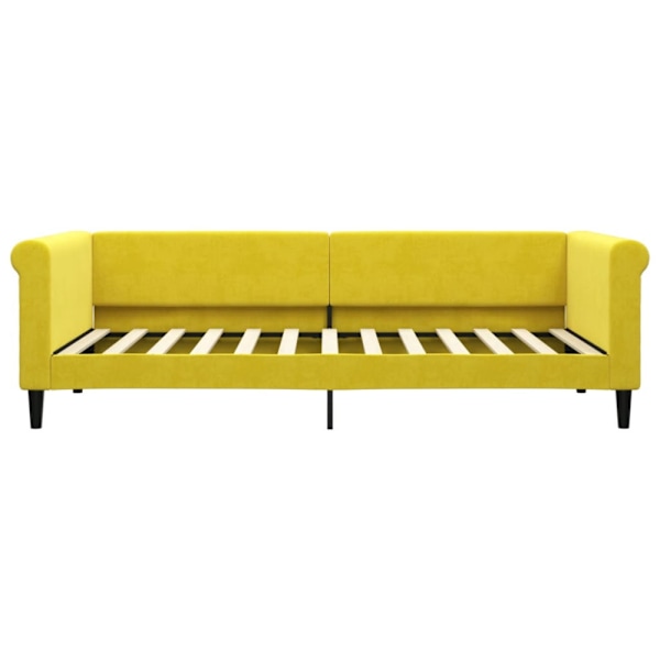 Dagbädd gul 90x200 cm sammet