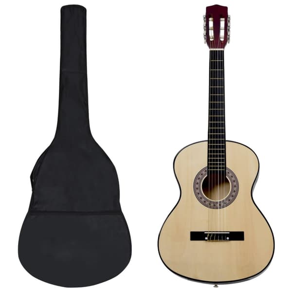 Gitarr för nybörjare 8 delar klassisk 3/4 36"
