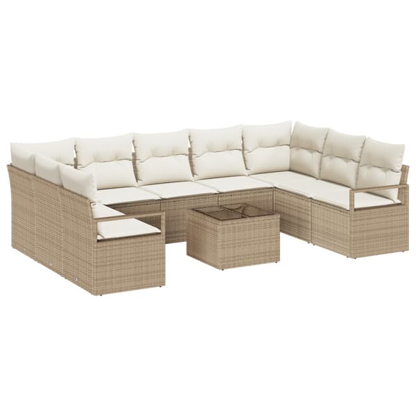Soffset 10 st Beige konstrotting