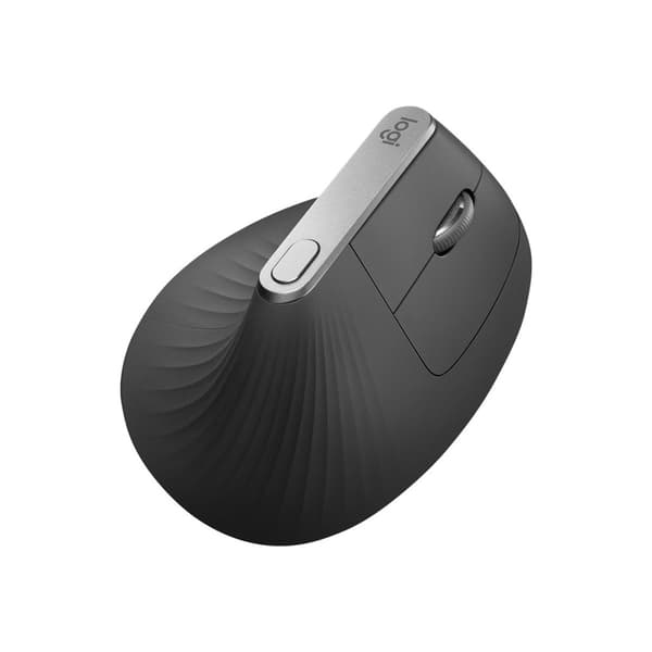Logitech MX Vertical - vertikal mus - USB, Bluetooth, 2.4 GHz - grafit