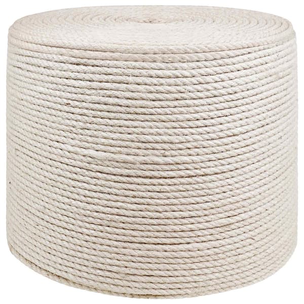 Jutegarn 4 Vit 100% Tossa jute