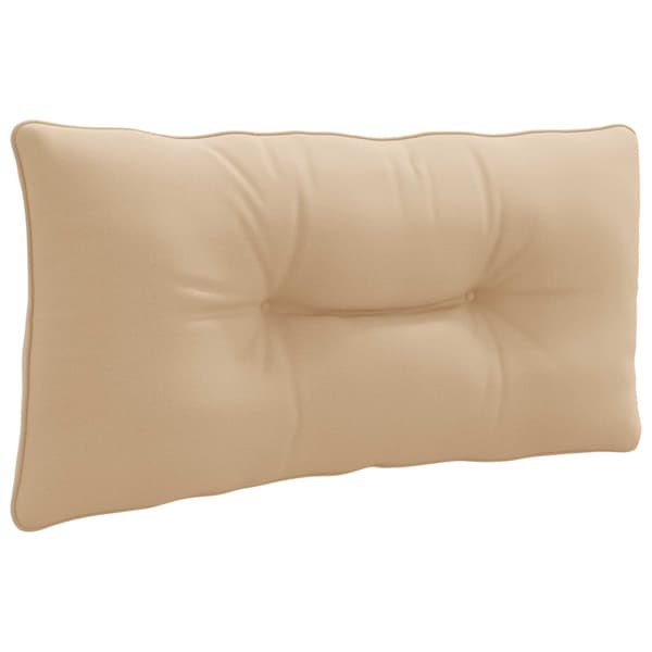 Ryggkudde PUTTEN 100% Polyester Sand 80 x 40 x 10 cm