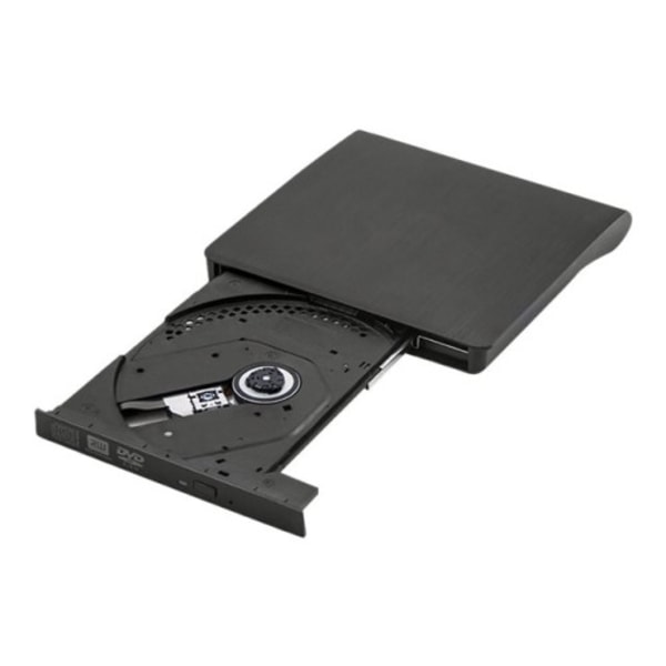 Qoltec DVD±RW-enhet - SuperSpeed USB 3.0 - extern Svart