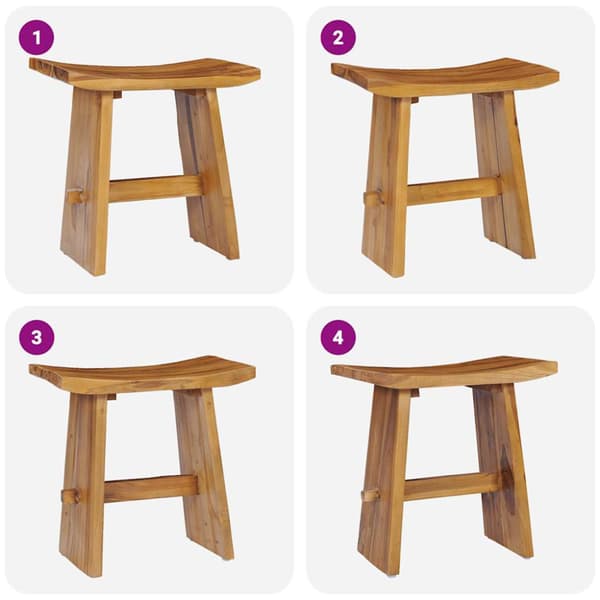 Pall massiv teak