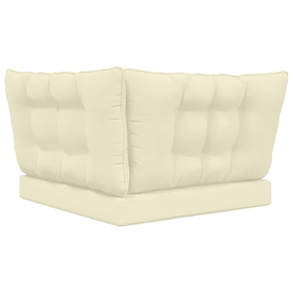 Utomhus Soffa Kudde 3 pcs Kräm Polyester