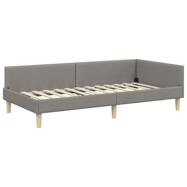 Hörn Sängram Taupe 100 x 200 cm tyg