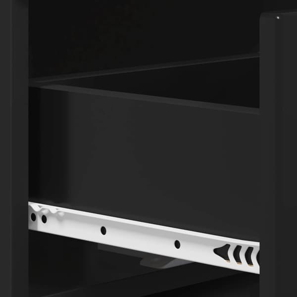 Sideboard Svart 85.5 x 31 x 75 cm Konstruerat trä
