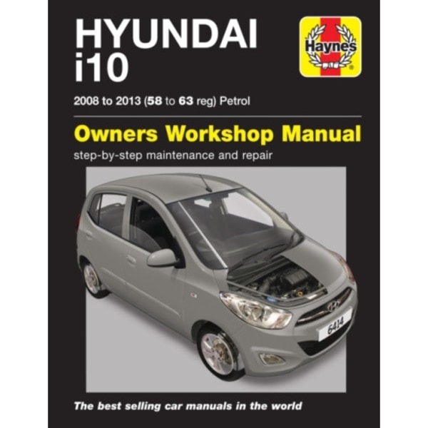 Hyundai i10 petrol ('08-'13) 58 to 63 (häftad, eng)