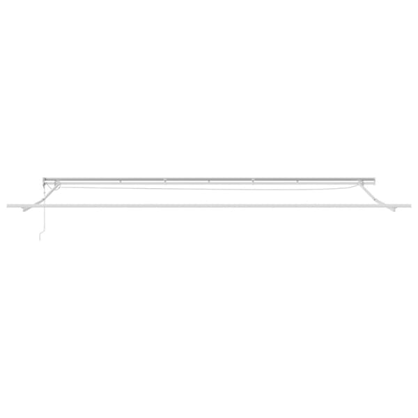 Markisram Vit 600 × 300 cm Aluminium