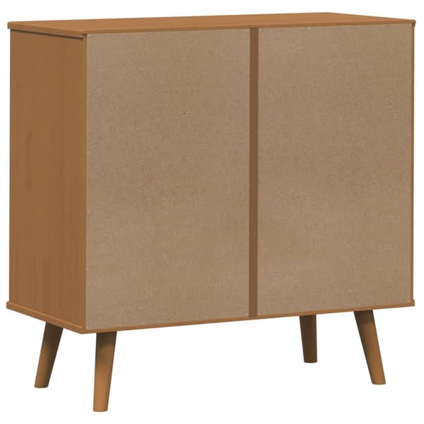 Kommode MOLDE Karamell 80 x 40 x 80 cm Massiv furu