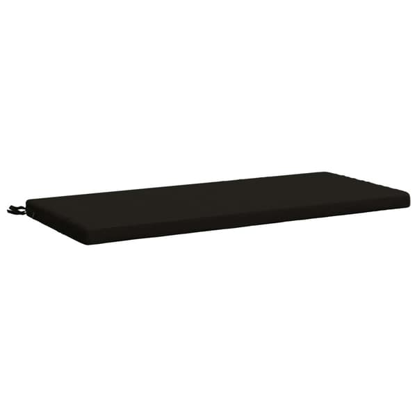 Bänk kudde SOEST 100% Polyester Svart 110 x 50 x 5 cm