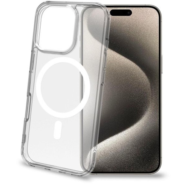 Gelskinmag TPU Cover MagSafe-kompatibelt iPhone 16 Pro Transparent