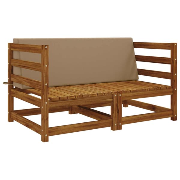 Ryggkudde SOEST 100% Polyester Taupe 120 x 20 x 40 cm
