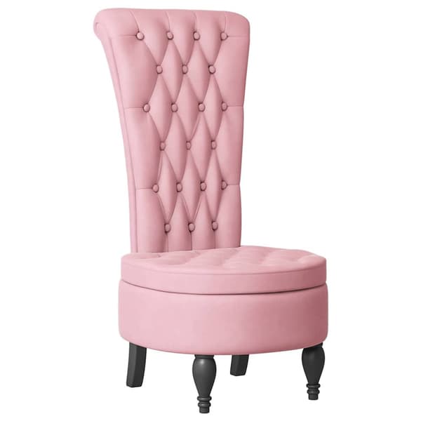 HögRyggstol Rosa 56,5 x 70 x 110 cm Sammet