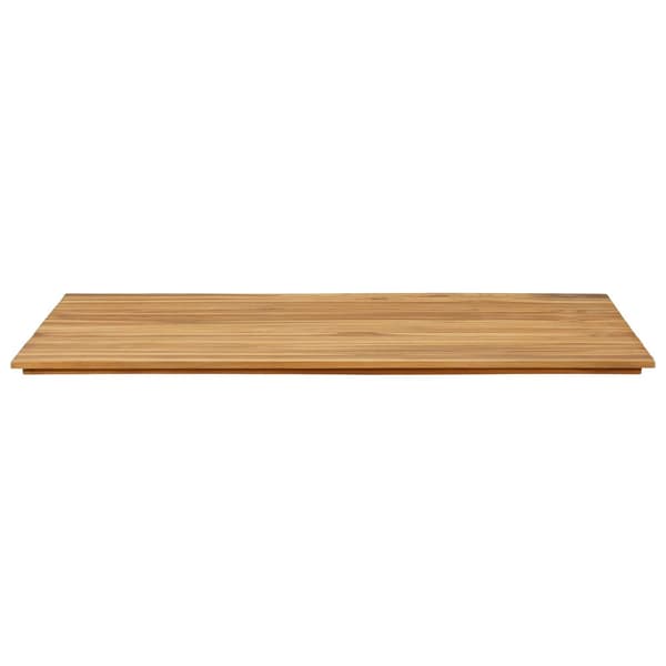 Bordsskiva 120 x 70 x 3,5 cm Rektangulär Massivt teakträ
