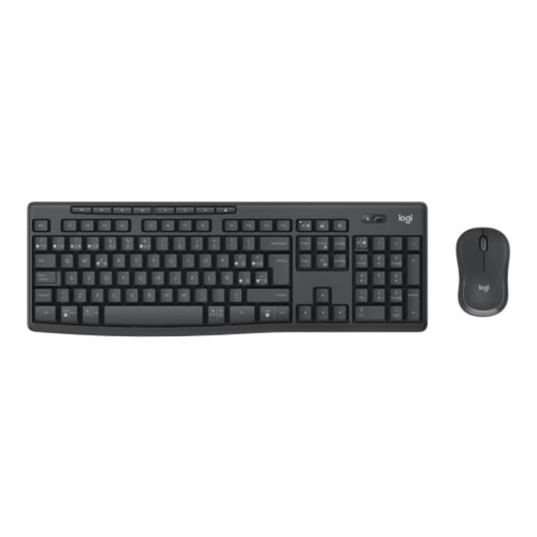 Logitech MK370 Combo for Business - sats med tangentbord och mus - QWERTZ - tysk - grafit Inmatningsenhet grafit