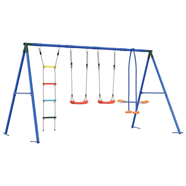 Utegunga set Flerfärgsdesign Stål och PE