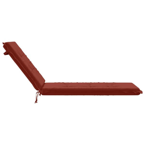 Solstol Kudde GEMERT 100% Polyester Röd 190 x 50 x 9 cm