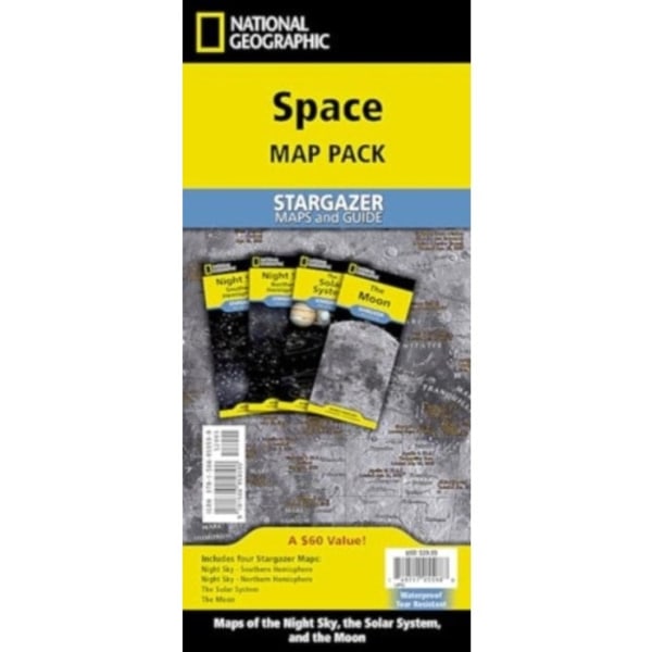 National Geographic Space (Stargazer Folded Map Pack Bundle)