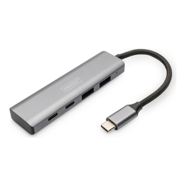 DIGITUS - hubb - USB-C, 4 portar - 4 portar
