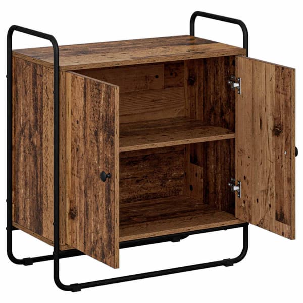 Sideboard Ekträ 68 x 35 x 75 cm Konstruerat trä