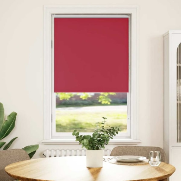 Rullgardin mörkläggningsröd 65x130 cm tyg bredd 60,7 cm