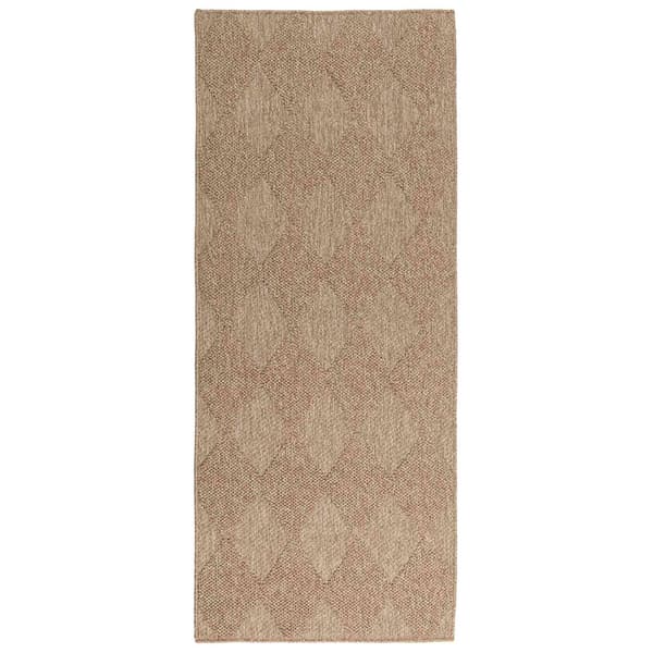Områdesmattor Rektangulär AGIRA Naturfärg 200 x 80 cm Polyester