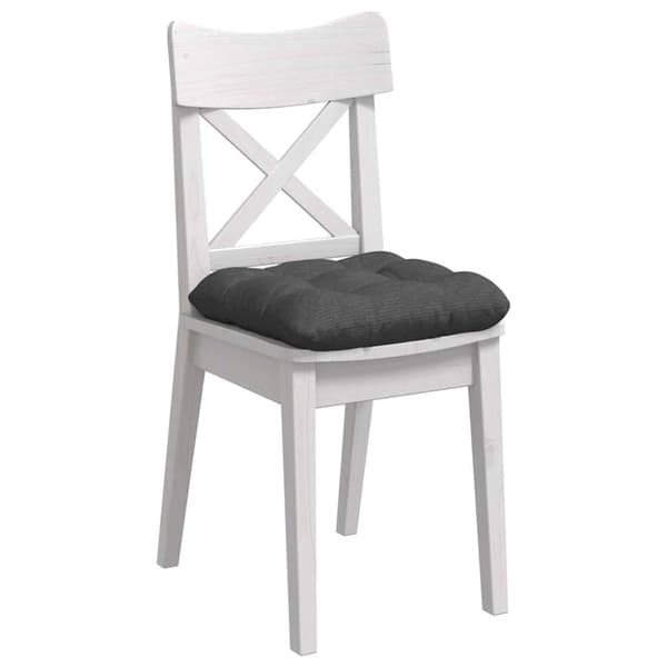 Sittkuddar 4 pcs Mörkgrå 45 x 45 cm Kordread tyg