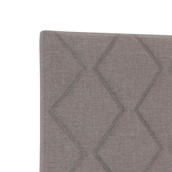 Kontinentalsäng med madrass Taupe 90 x 200 cm Tyg
