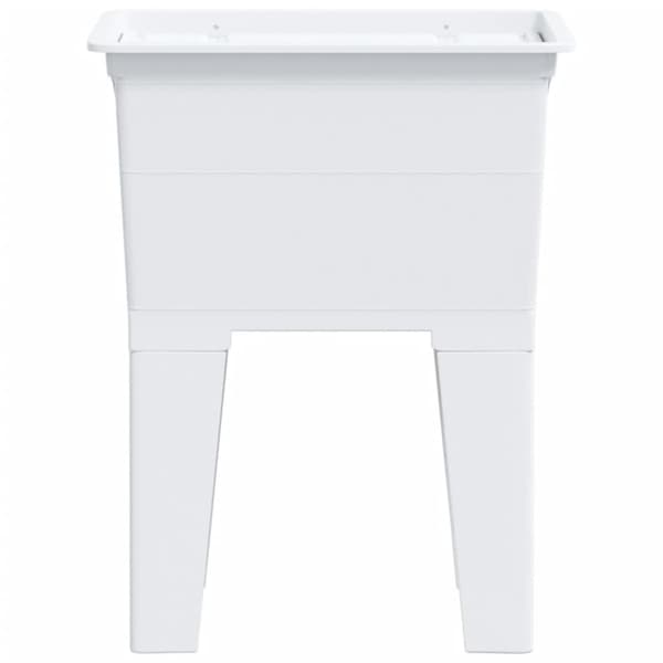 Tvättbalja vit 59x41x75 cm harts