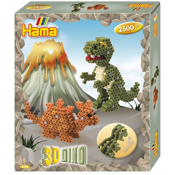 Hama Midi gift box 3D Dino 2500 pcs.