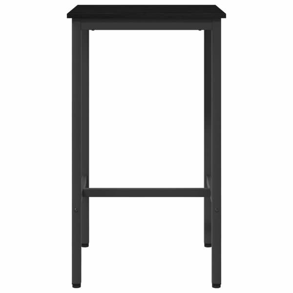 Barbord 52 x 52 x 90 cm Konstruerat trä Svart ek Rektangulär