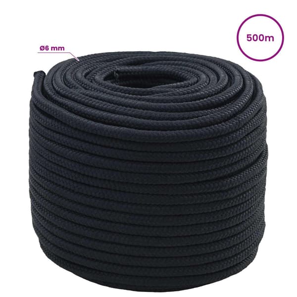 Mångsidigt bruksrep 6 mm 500 m Kungsblå Polyester