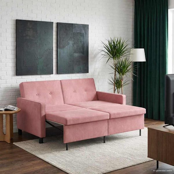 Soffsäng Rosa Tyg