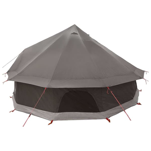 Tipi Tält Brun Grå 400 x 400 x 250 cm Polyester och Stål