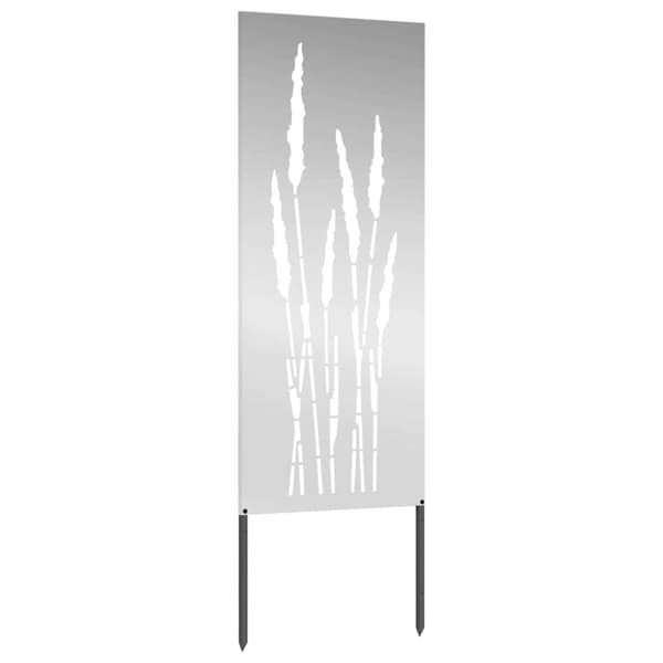 Trädgårds integritetsskärm Silver 50 x 140 cm Galvaniserat stål