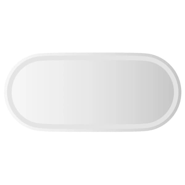 Badrumsspegel LED 80x35 cm oval