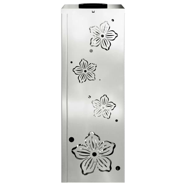Solar LED Stig Ljus 2 pcs Silver Galvaniserat stål